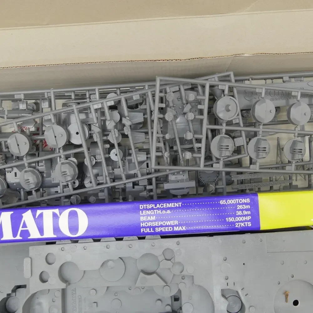 Tamiya 1/350 Japanese Battleship Yamato Model Kit 78030 Open Box New WWII